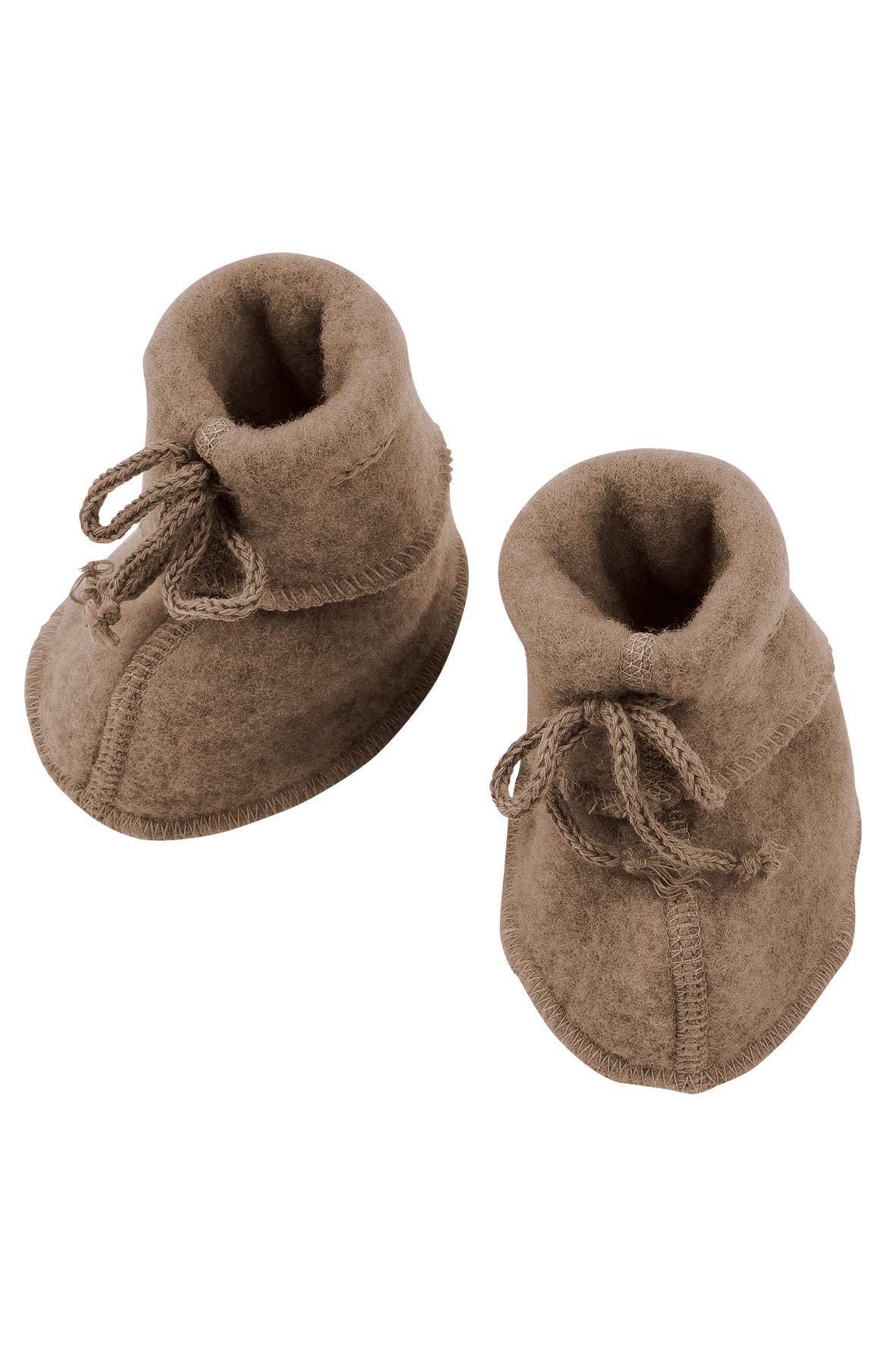 Engel 100% merino wool fleece booties baby newborn leg warmers socks 57 5582 (Walnut melange, 2 (62/68))