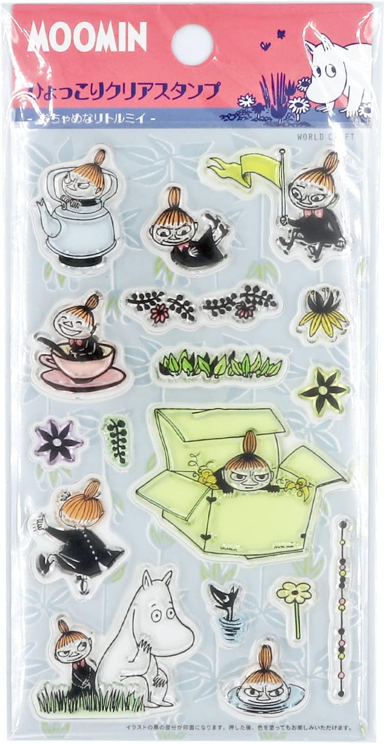 World Craft Moomin Stamp Clear Stamp, Funny Little My MOCS-001