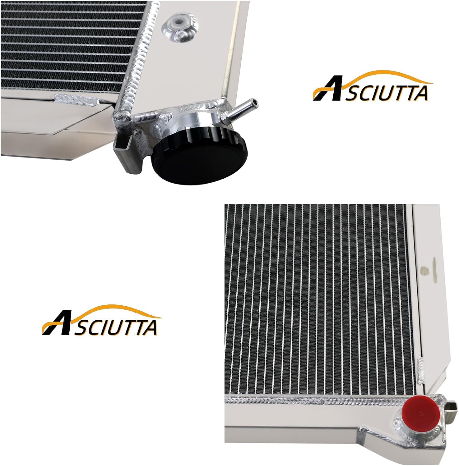 Full Aluminum Radiator for 1975-1979 76 77 78 Ford LTD II Ranchero Thunderbird Mercury Cougar Montego Lincoln Mark IV