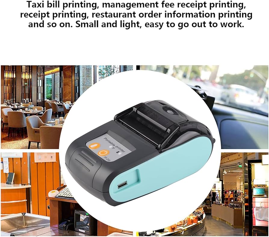 Amazon.co.jp: 領収書プリンター サーマルプリンター ポータブル