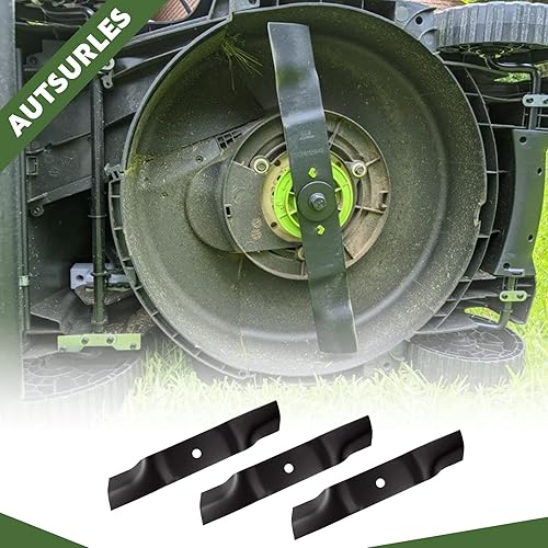 Miniatura 6 de Cuchillas de alta elevación para cortacésped MTD Cub Cadet Enforcer Recon M48-KW GF1748 HF1748 M48-HN 02005017 742-04417 942-04417 01005336