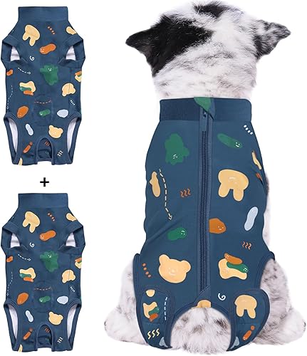 Miniatura 45 de Traje de cirugía para perros pequeños, esterilización femenina, traje profesional de recuperación para perros después de la esterilización, traje 2