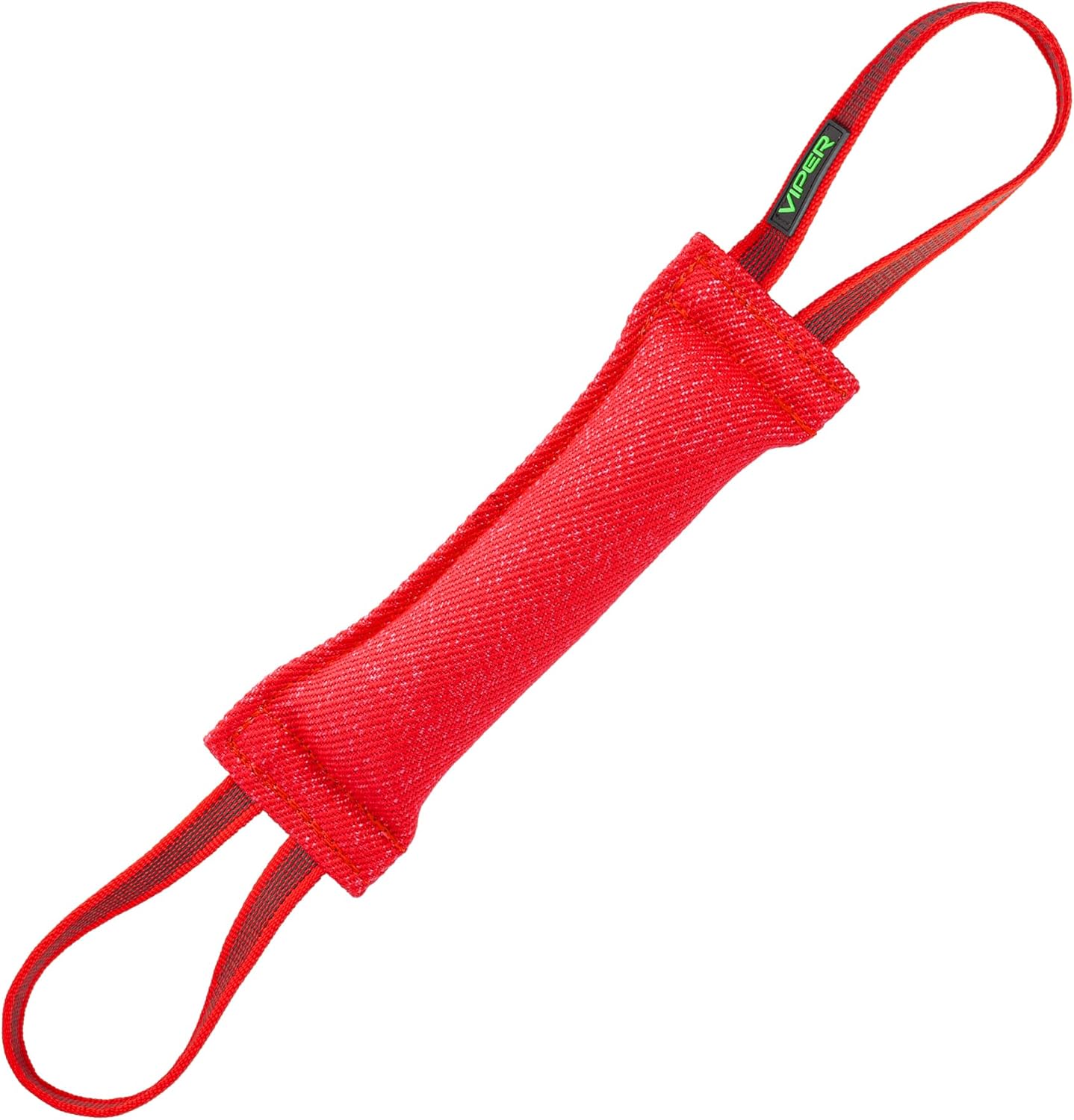 Viper Synthetic K9 Tug Toy with Dual Rubberized Handles for Dog Training & Interactive Play - Durable Tug of War Toy for Small, Medium & Large Dogs, Drive Building Reward Toy - 16" x 2.5" Blue