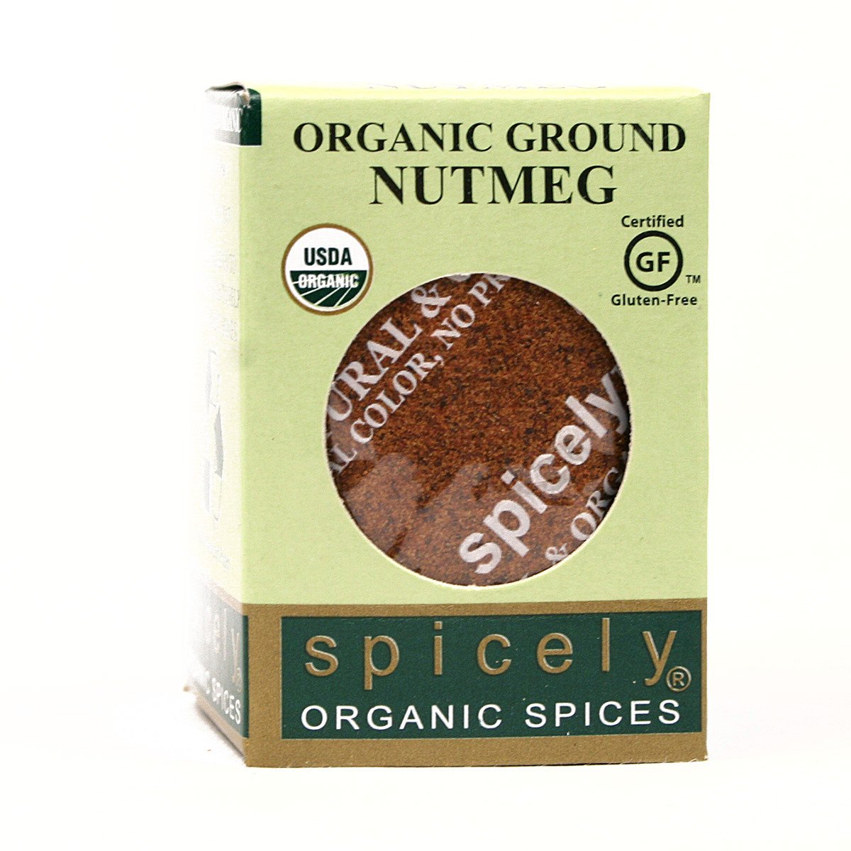 Spicely Organic Nutmeg Ground 0.4 Oz Certified Gluten FreeUSDA Organic