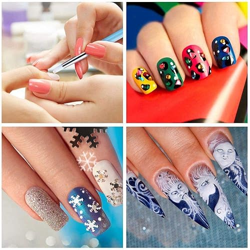 Miniatura 4 de Yagugu Herramienta de escultura de arcilla de silicona, 10 piezas de herramientas de modelado para manualidades de cerámica, rocas, uñas, mezclas,