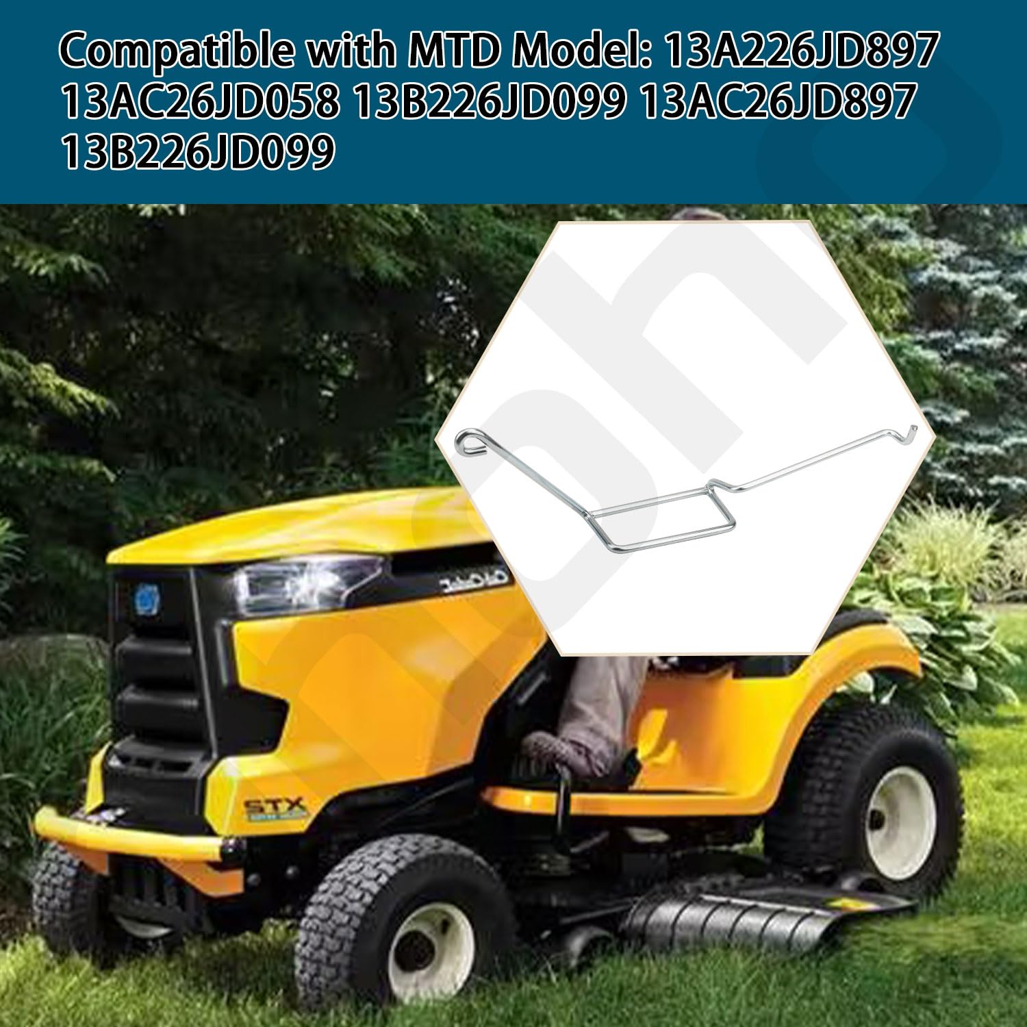 Ohoho 747-06126A 747-06126 - Correa de transmisión compatible con cortacésped Cub Cadet de 30 pulgadas, compatible con el modelo: CC30 CC30H Hydro Mini Rider