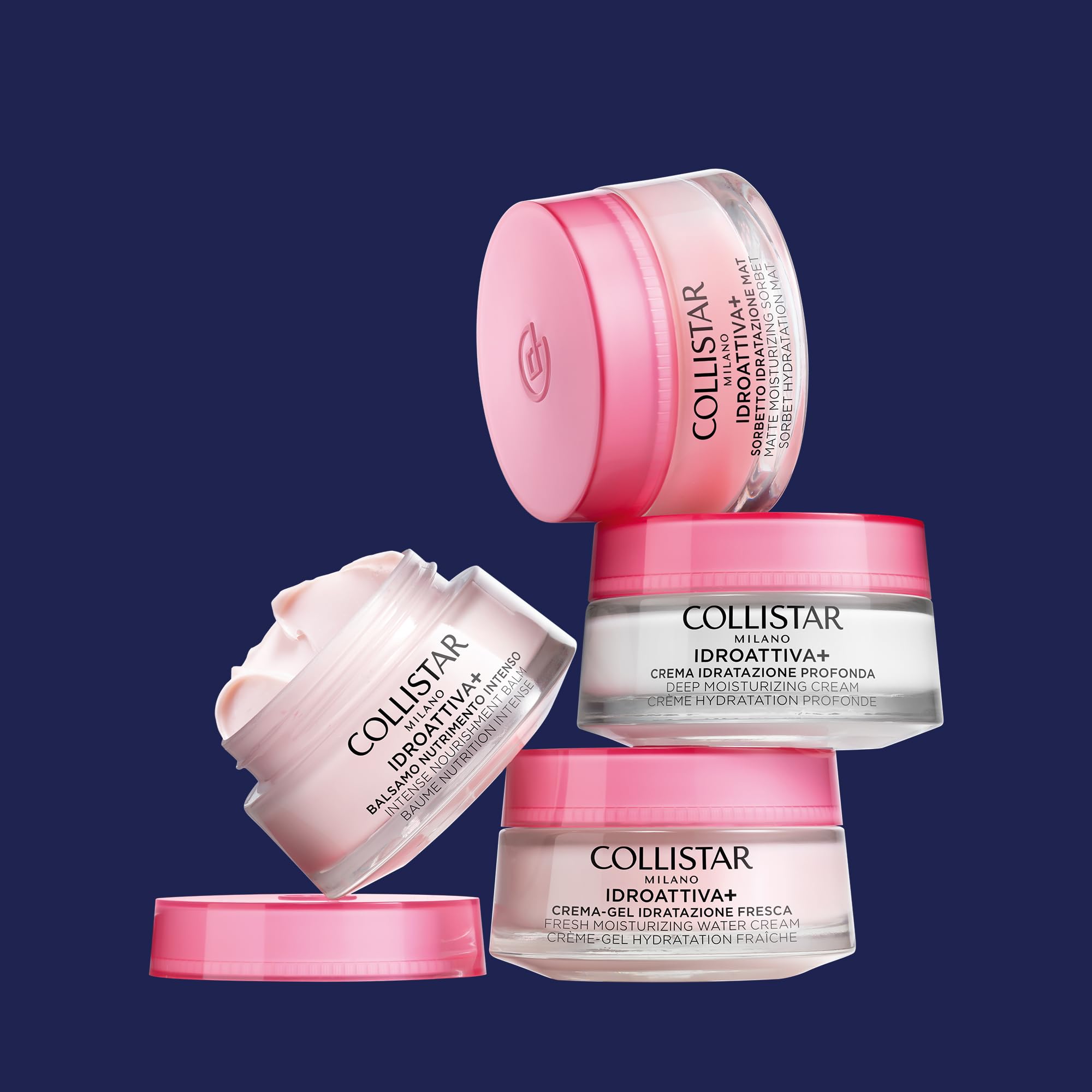 Collistar Idro-Attiva+ Cofanetto Donna , Crema di Idratazione Profonda, Ricca e Fondente, Vaso Iconico 50ml + Mini Formato 25ml, Idea Regalo per Pelle Luminosa e Morbida