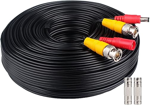 Amazon Com Wildhd 0ft Bnc Cable All In One Siamese Video And Power Security Camera Cable Extension Wire Cord With 2 Female Connectors For All Max 5mp Hd Cctv Dvr Surveillance System 0ft Cable Amazon Com Wildhd 0ft Bnc Cable All In One Siamese Video And Power Security Camera Cable Extension Wire Cord With 2 Female Connectors For All Max 5mp Hd Cctv Dvr Surveillance System 0ft Cable