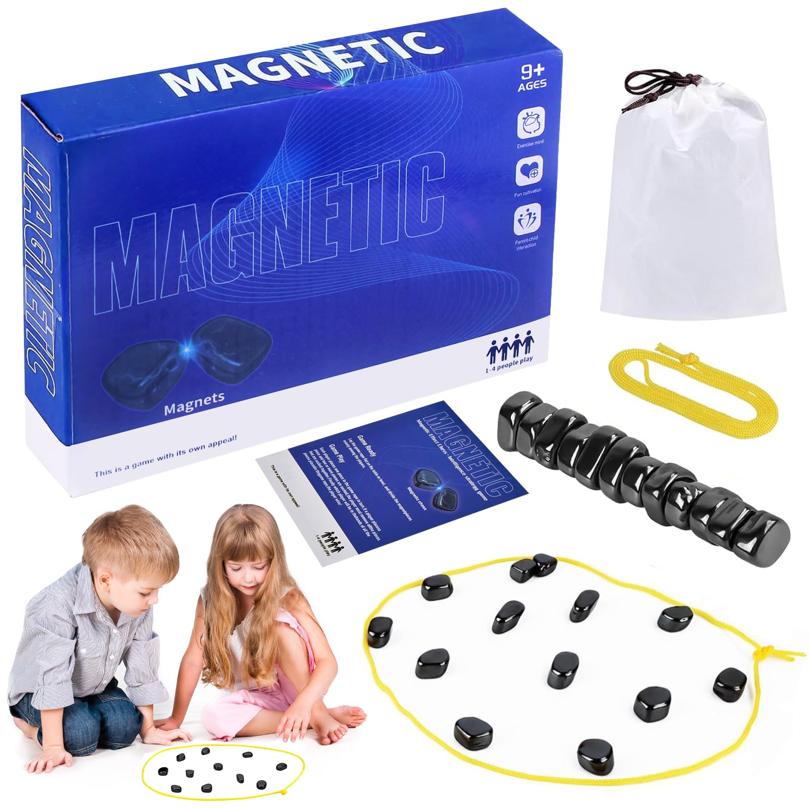 Jeu D'échecs Magnétique De Voyage - 20 Pièces Avec Cordon, Portable Pour Ado Et Adulte - 2