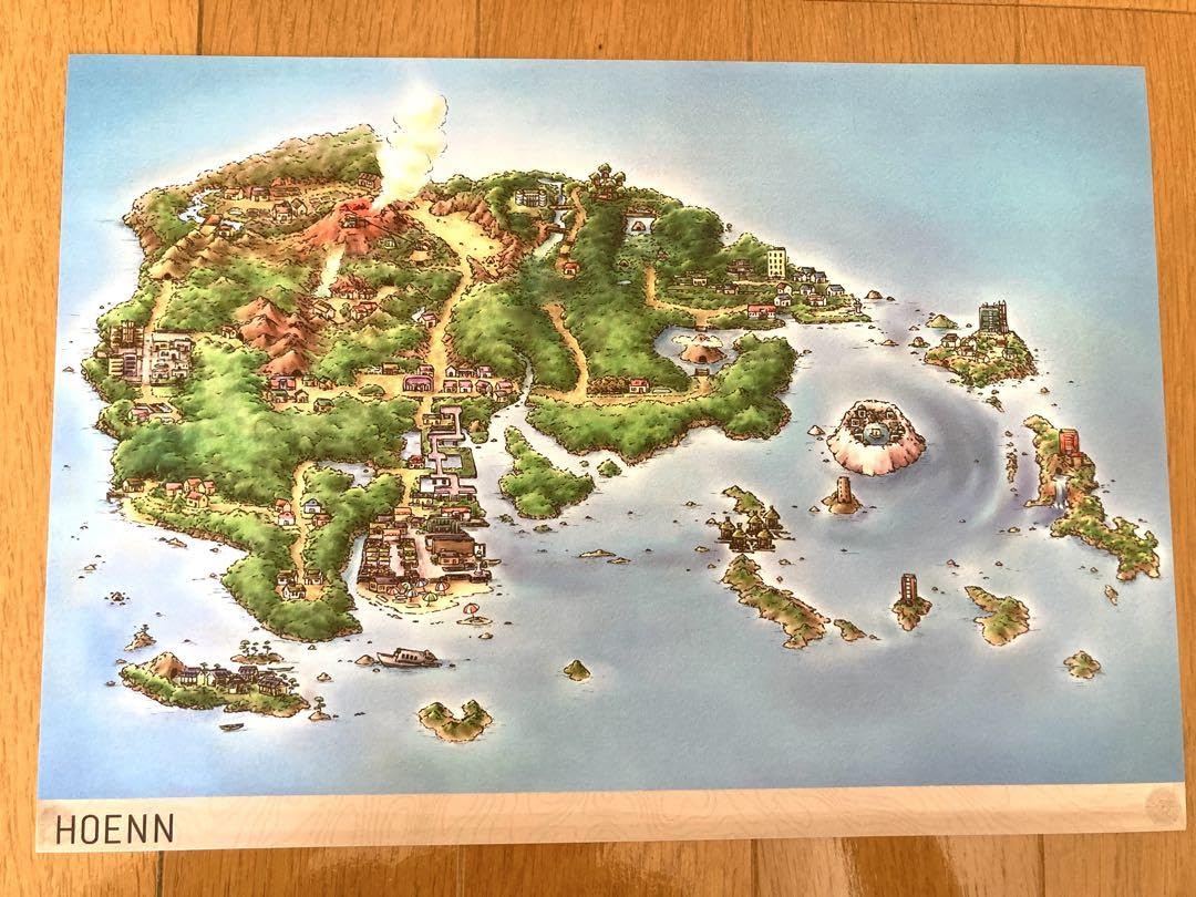 Amazon.co.jp: ホウエン地方 ポスター【21cm×30cm】 : ホーム