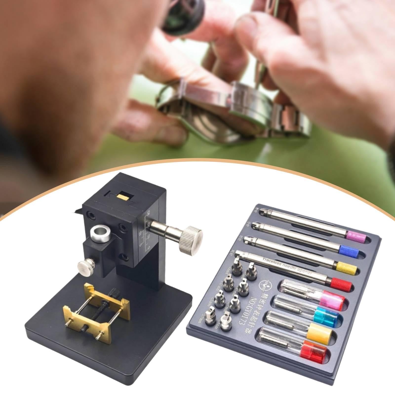 Kit de Herramientas para Desmontar Las Agujas Del Reloj: Herramienta de Reparación Ideal para Principiantes, Dirigida a Relojeras.
