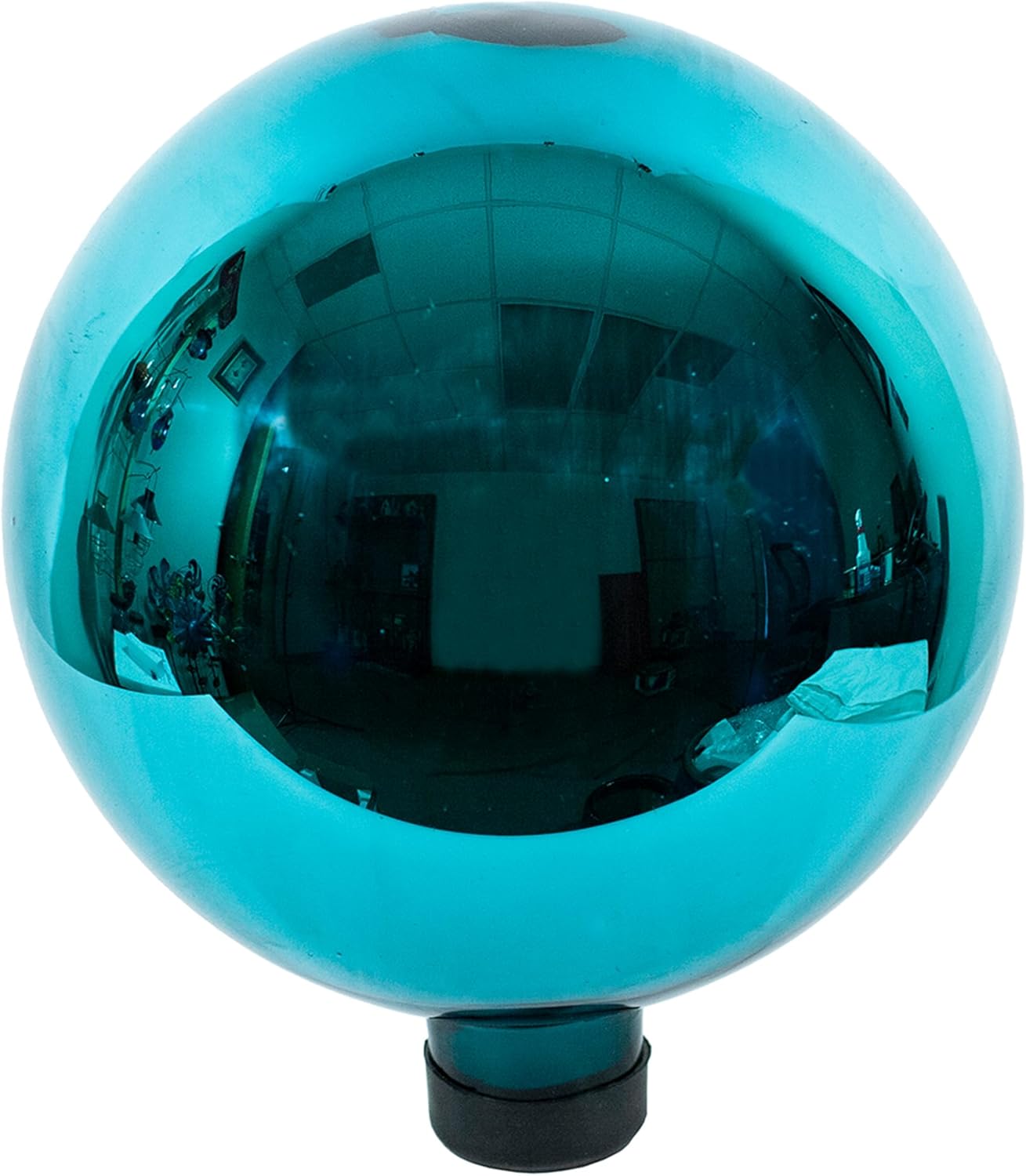Echo Valley 8307 Smooth and Shiny Gazing Globe for Home, Garden, or Patio Decoration, Teal, 10 inches