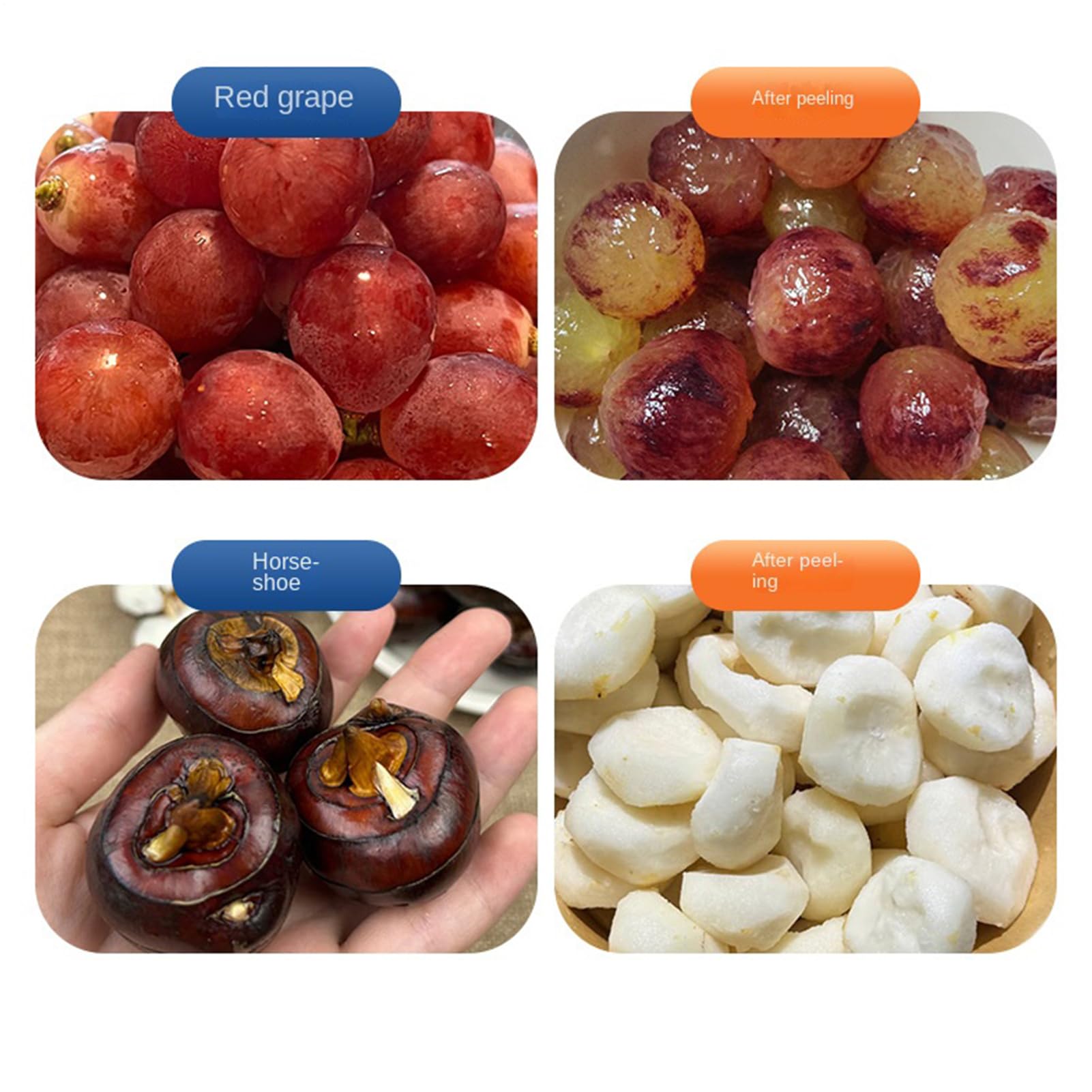 Pelapatate Di Patate,Macchina Elettrica Per Pelare - Pelapatate di Pomodorini - Per Verdure Cipolla Ciliegia Ristorante Appartamento