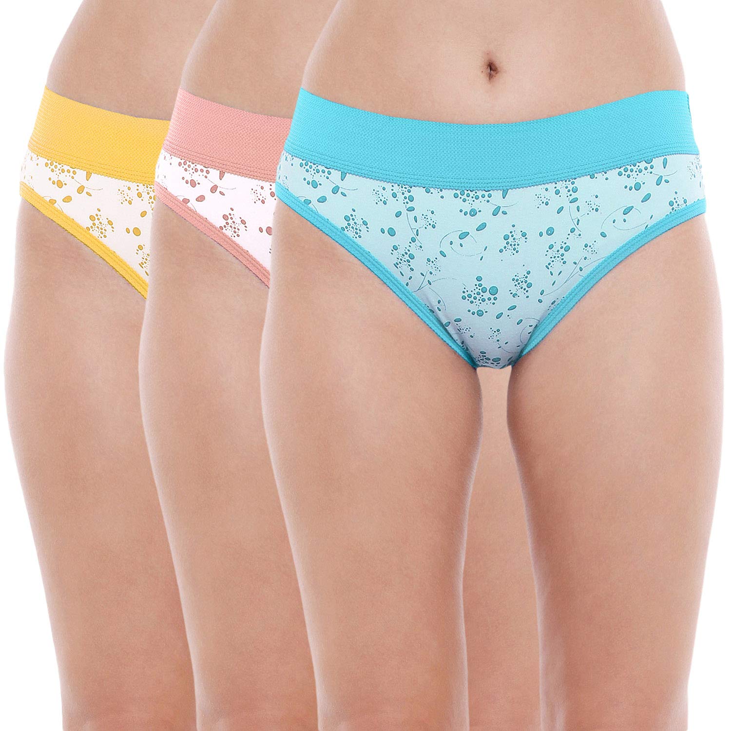 bodycare Women's Cotton Hipsters (Pack of 3) Color May Vary-picture-30
