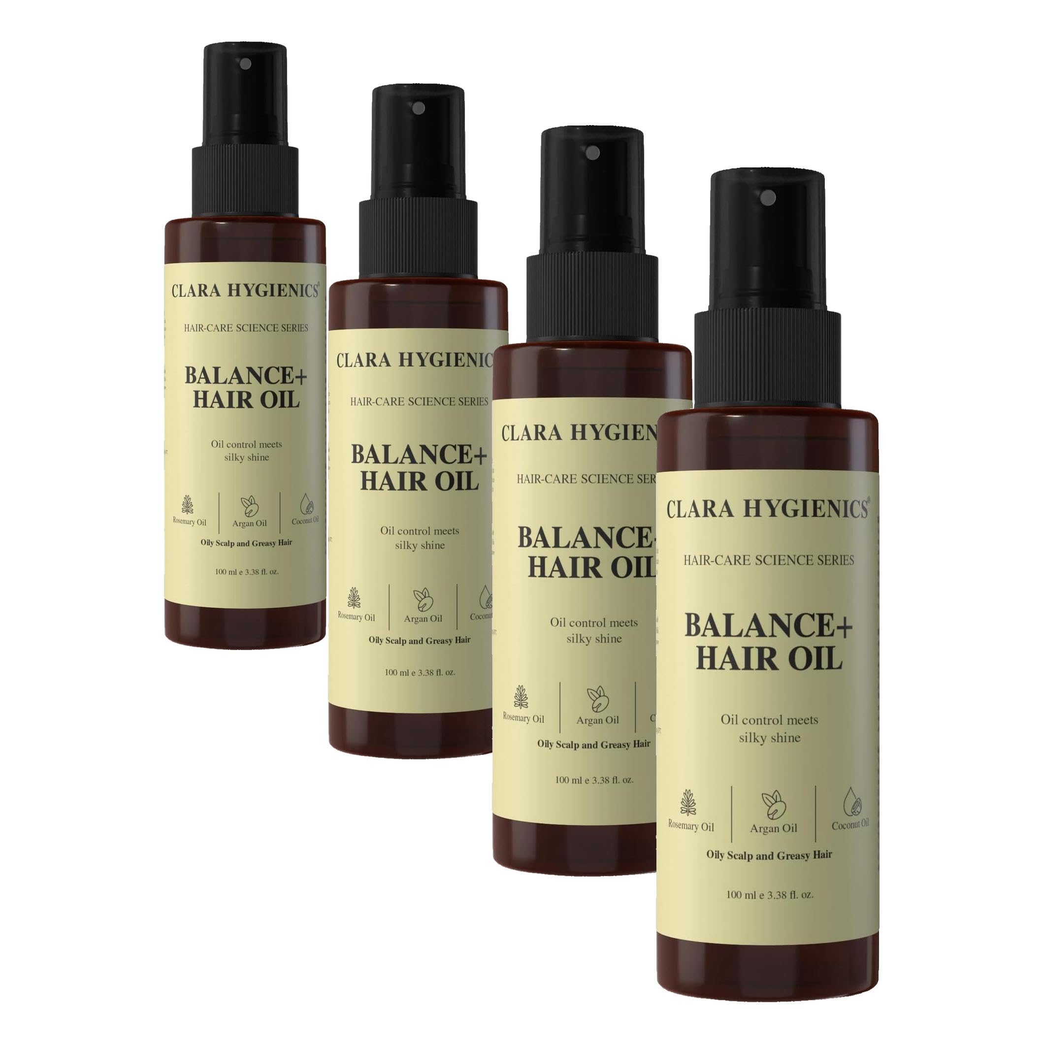 Balance+ Hair Oil 100 ml Rosemary Series Saç Bakım Yağı (4 paketi)
