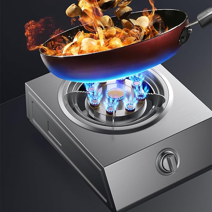 Estufa de Gas 1 Quemador 7.5KW Acero Inoxidable con Protección de Apagado miniatura 7
