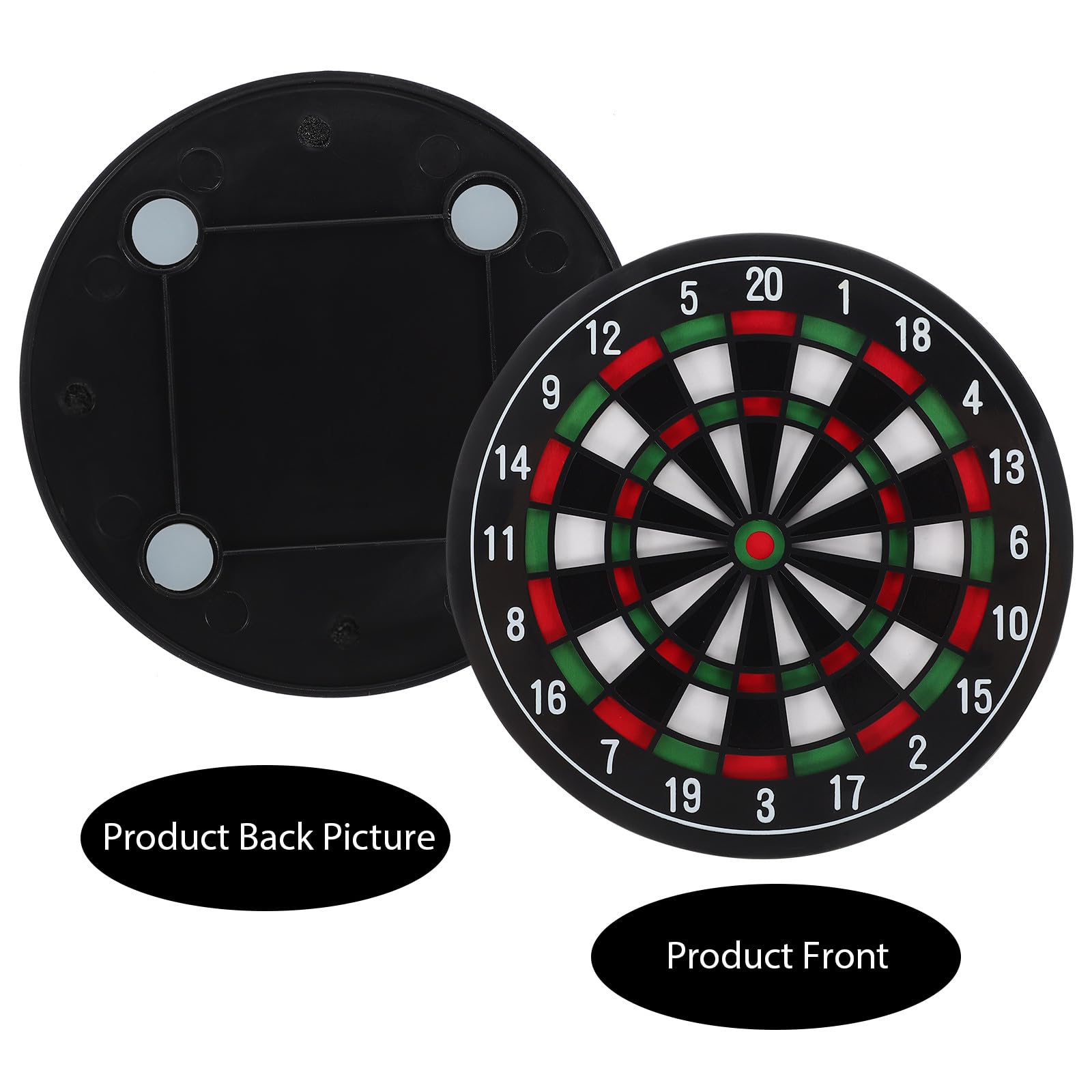Homoyoyo Posavasos Cojines Aislantes Térmicos 12 Piezas de Abs Negro Antideslizantes para Decoración de Mesa de Café y Uso en Escritorio