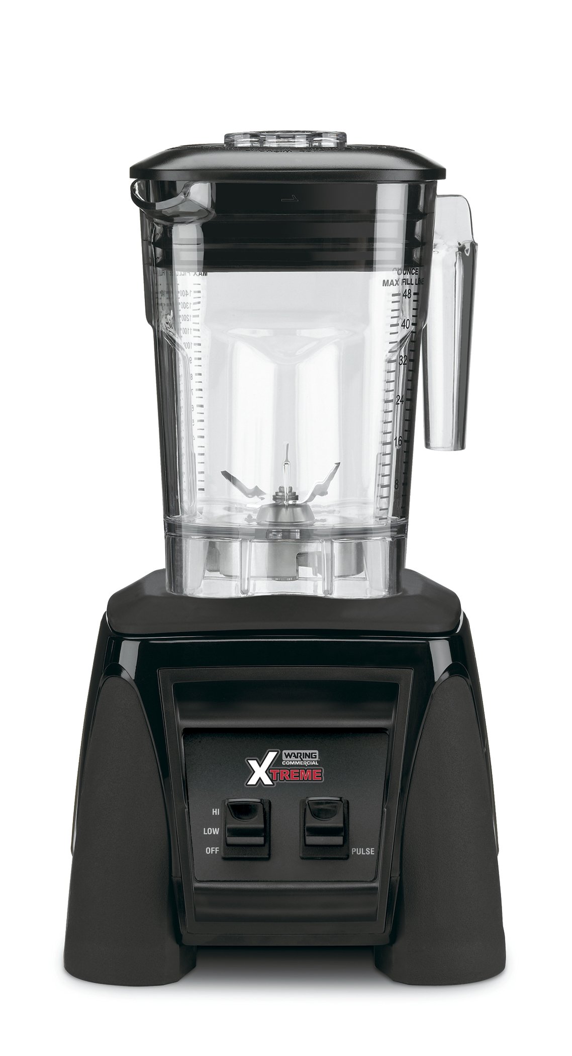 Waring Commercial MX1000XTP Xtreme Hi-Power Blender with Copolyester Container 48-Ounce Black