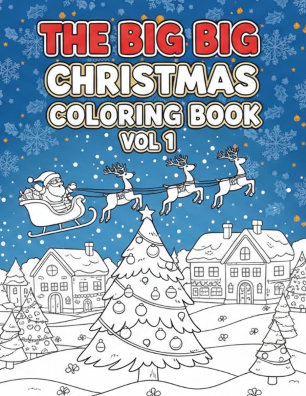 Big Big Christmas Coloring Book Vol 1