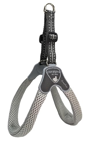 Boon Luxe Coralpina - Hondenharnas tuig Cinquetorri Grijs - 25-30 cm - Maat 2