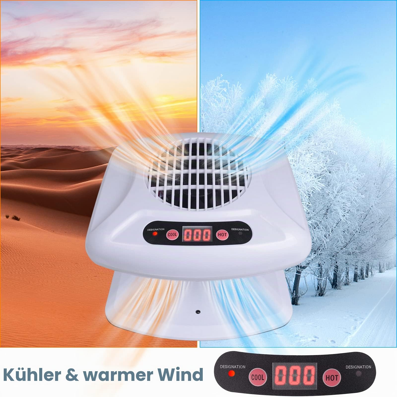 Gegong Air Nail Dryer mit automatischem Sensor, 300 W Timing Air Nail Fan Föhn für beide Hände und Füße, warmer und kühler Windgebläse-Trockner für normalen Nagellack, Zuhause und Salon