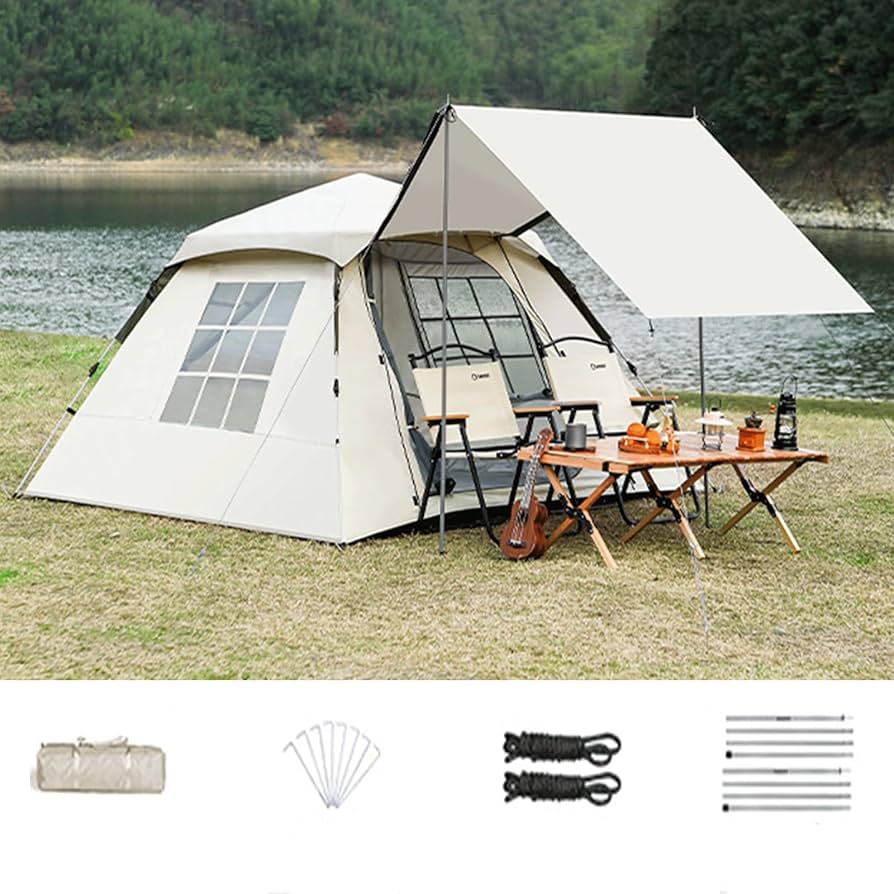 早い者勝ち‼️キャンプ用品　テント　簡単設営可能　3〜5人用 早い者勝ち‼️キャンプ用品 テント 簡単設営可能 3〜5人用