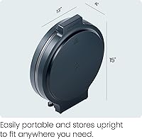 Vista 8 de Chefman Everything Maker & Pizza Oven – 1440W Countertop Electric Pizza Maker with 12” Nonstick Cooking Plates, Plus Makes Quesadillas, Omelettes