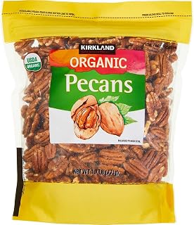 Kirkland Signature USDA Organic Pecans - Kosher Certified Premium Nuts for Healthy Snacking