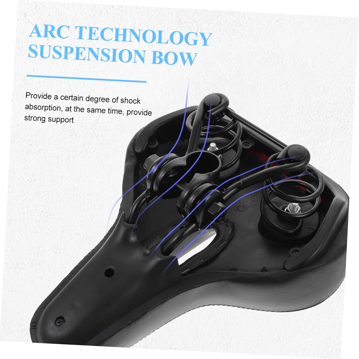 GALPADA Comfortable Stationary Bike Saddle Cushion High Elasticity Foam Padded Seat Cover for Indoor Cycling Suitable for Fitness Enthusiasts and Weight Loss Workouts