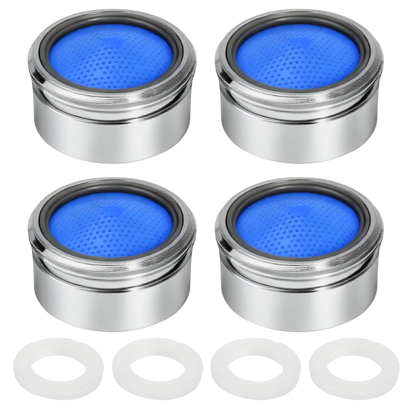 4 unidades M22 regulador de chorro, con junta y filtro ABS, filtro antisalpicaduras, ahorro de agua para grifo de alta presión, regulador de chorro M22 duradero, para cocina, baño, bar, grifos