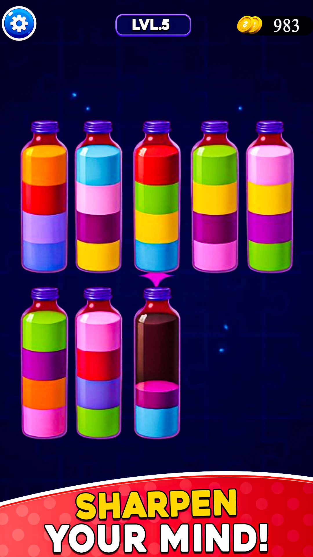 Magic Color Water Sort Puzzle Master: Juicy Liquid Sorting Challenge ...