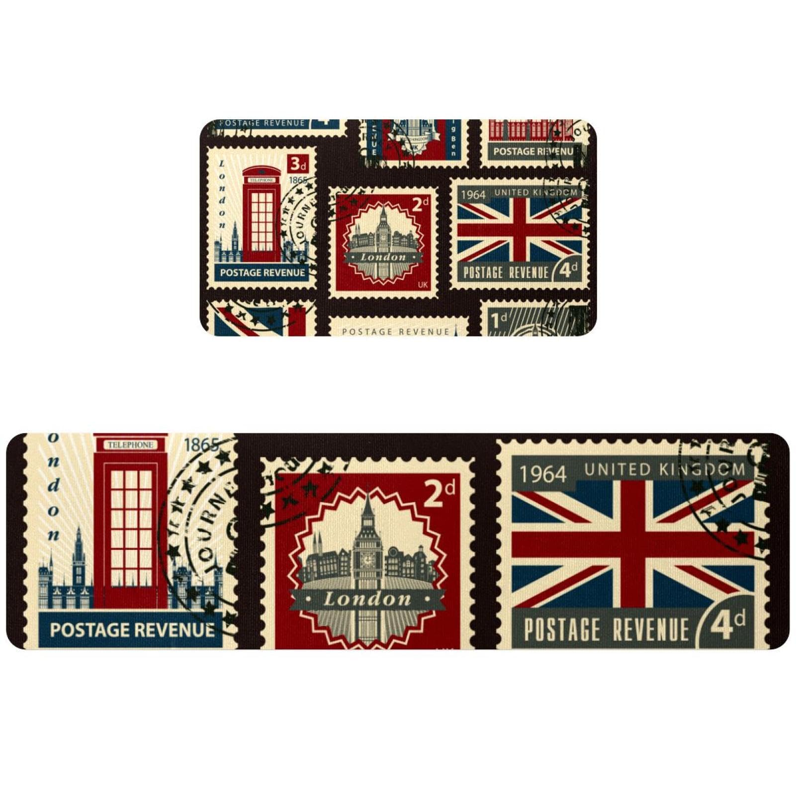 Tapis de cuisine antidérapant fini les glissades avec ce lot de 2 tapis lavables