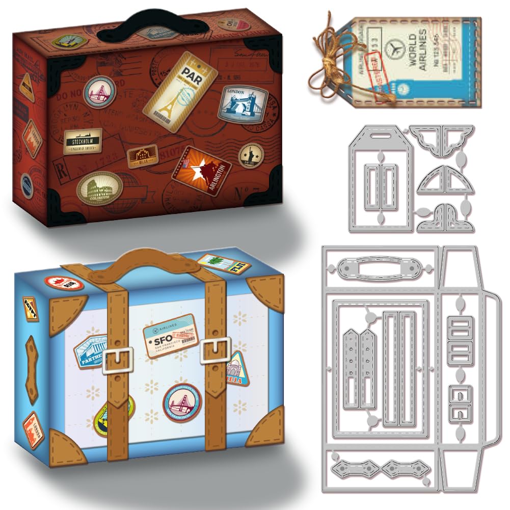 Amazon.com : GLOBLELAND 3D Suitcase Box Cutting Dies for Card Making Storage Box Cut Die for DIY Scrapbooking Journal Embossing Paper Craft Decor : Arts, Crafts & Sewing amazon-com-globleland-3d-suitcase-box-cutting-dies-for-card-making-storage-box-cut-die-for-diy-scrapbooking-journal-embossing-paper-craft-decor-arts-crafts-sewing