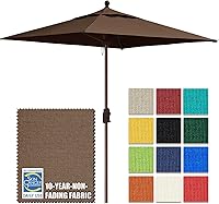 Vista 82 de EliteShade Paraguas de mercado para patio, sombrilla de mesa al aire libre con ventilación y 10 años que no se decolora