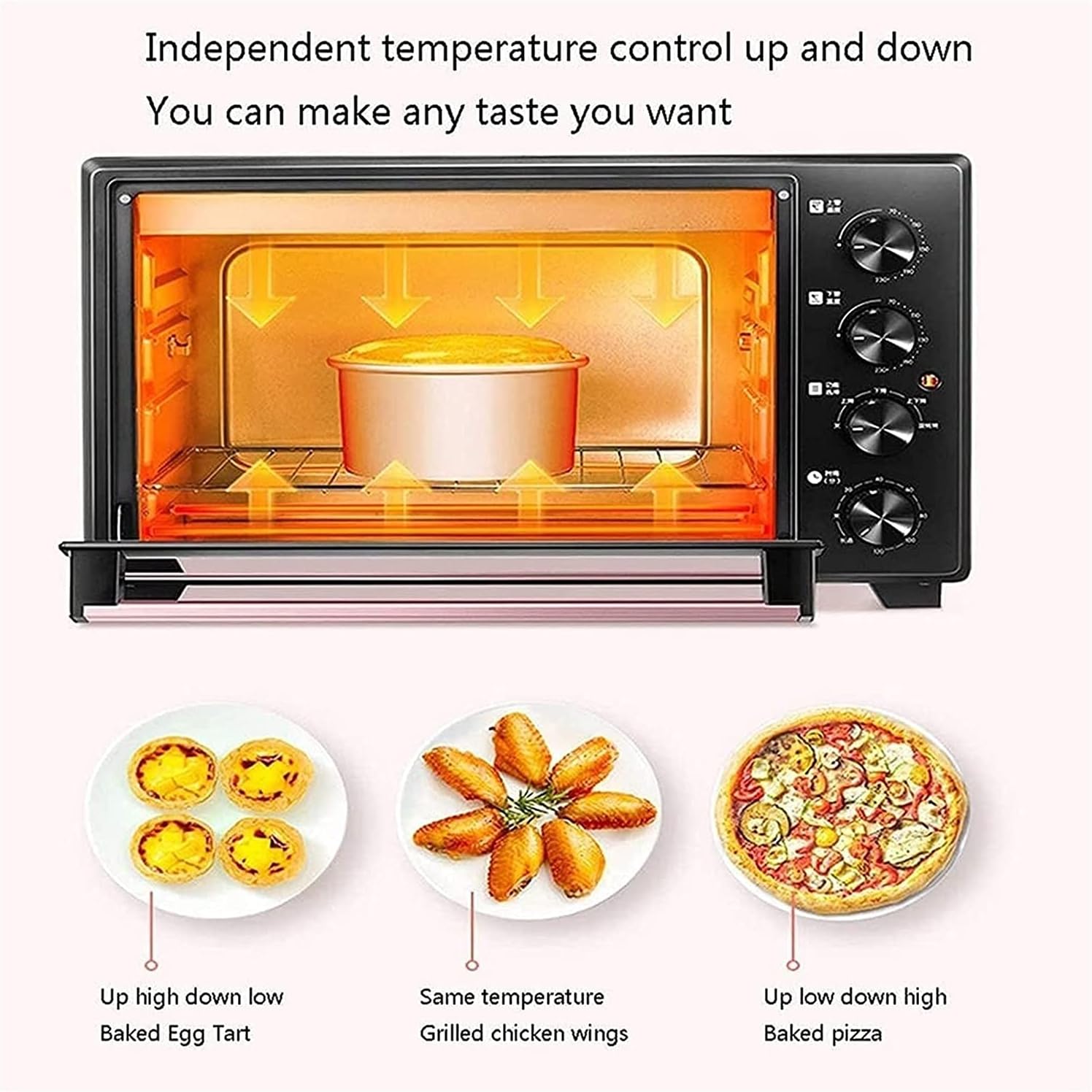 Air Fry Convection Oven Countertop Toaster Oven Dark Stainless Steel