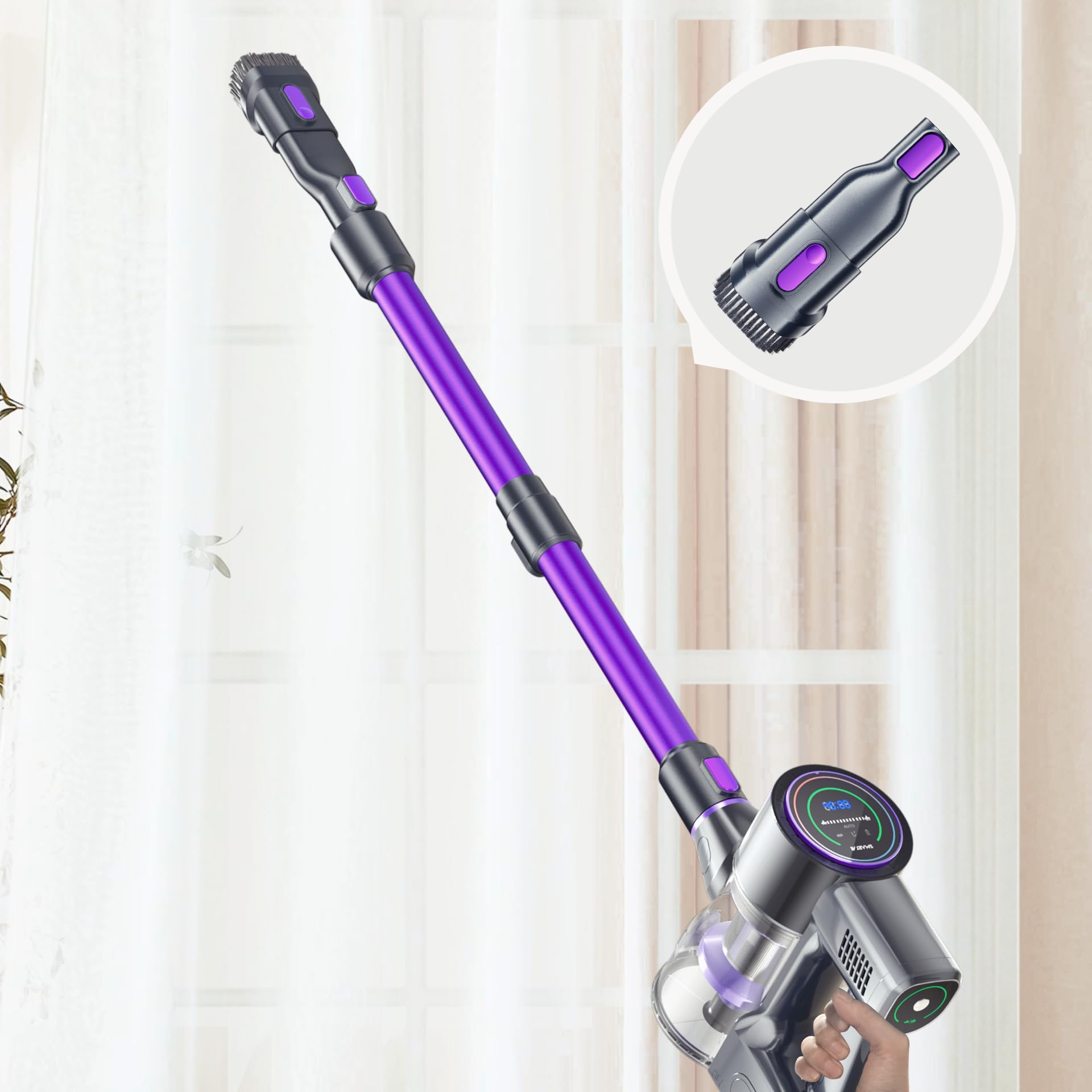 Amazon.co.jp: SmartAI コードレス掃除機P40用交換部品 2in1