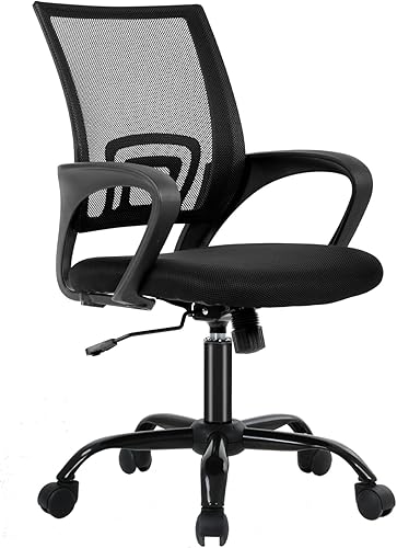 Vista 22 de BestOffice Silla de Oficina Ergonómica Barata Silla de Escritorio de Malla Silla de Computadora Soporte Lumbar Ejecutiva Moderna Taburete Ajustable