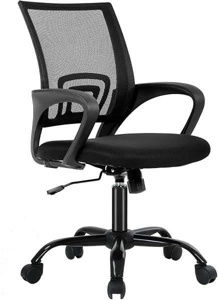 BestOffice Office Chair Ergonomic Cheap Desk Chair Mesh Computer Chair Lumbar Support Modern Executive Adjustable Stool
