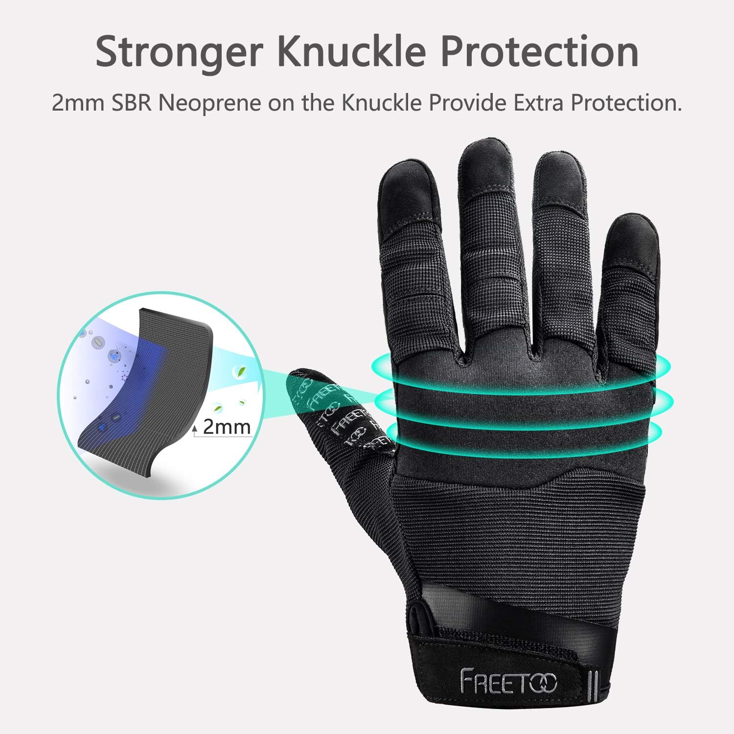 FREETOO Touch Screen Tactical Gloves Men Shooting Gloves Dexterous Wear-Resistant Military Gloves for Hunting Driving Airsoft : Tools & Home Improvement