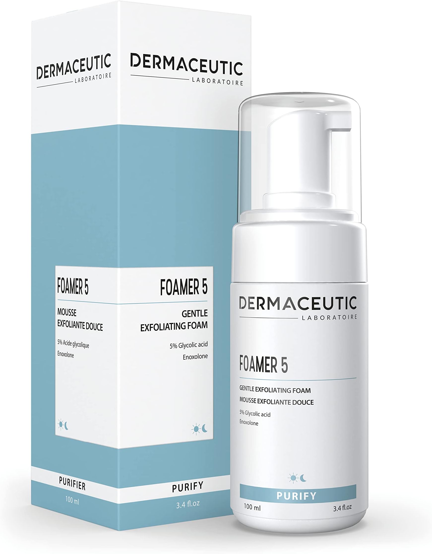 Foamer 5 - Gentle foaming cleanser - Brightening face wash - Exfoliating cleanser for a clear and bright complexion - 100ml