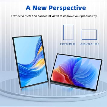 BOSII Portable Monitor for Laptops - Dual 16 IPS FHD 1200P Extended Dual Monitor for Laptop Compatible with Windows Mac Travel Work
