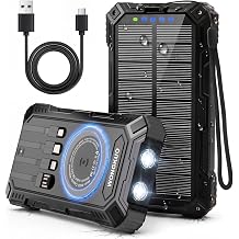 Solar Charger Power Bank - 49800mAh QC3.0 Fast Charging Portable Charger