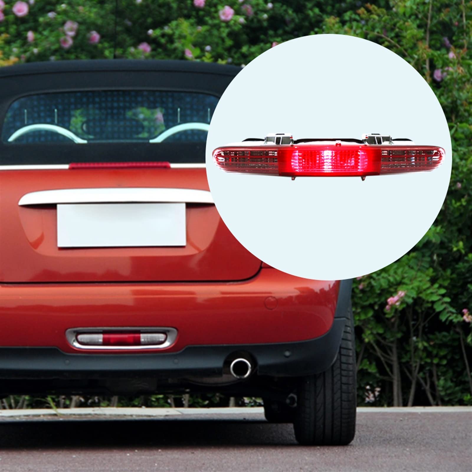 Luz De Freno del Parachoques Trasero del Coche Accesorios para Automóviles Luz De Advertencia Compatible con Mini R56 para Coupe R58 para Roadster R59 2011-2015 Luces traseras