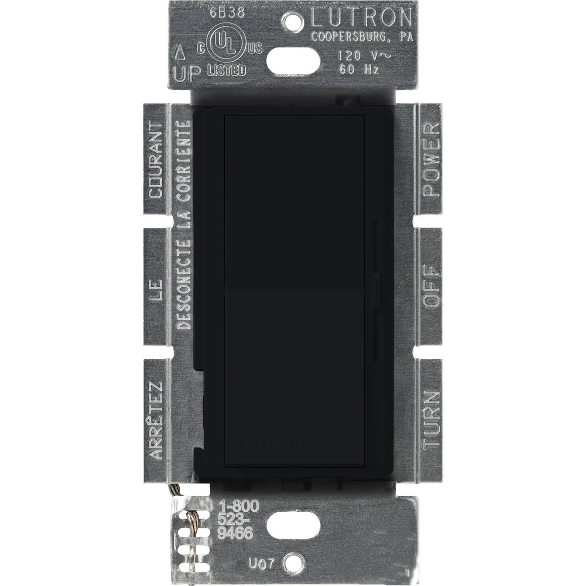 Lutron DVSCLV-600P-MN Diva Variateur magnétique basse tension minuit
