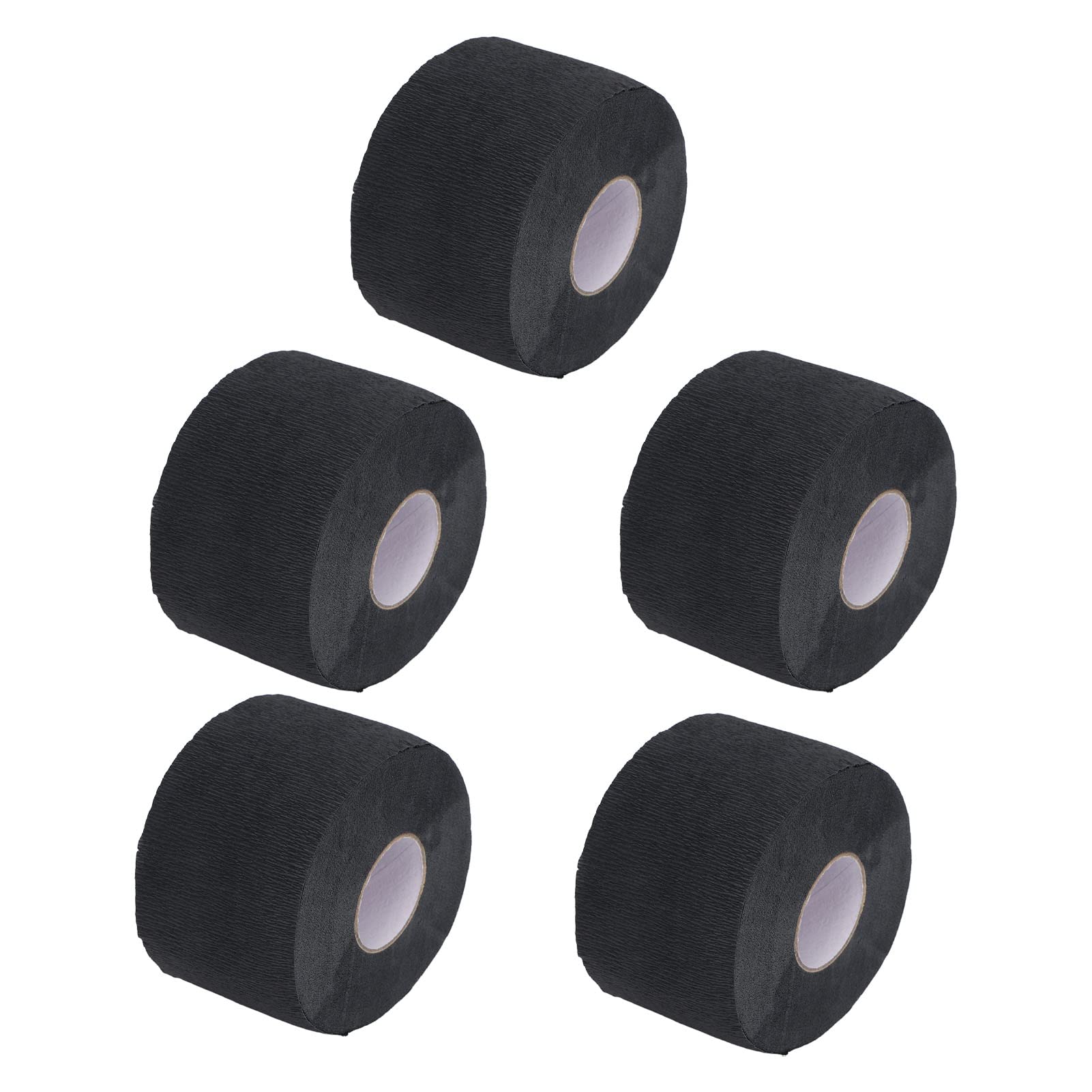 Tiras Elásticas para el Cuello de Barbero, Evitan la Autoadhesión del Cabello Roto, 5 Rollos de Tiras Elásticas para el Cuello de Papel para Salón de Belleza