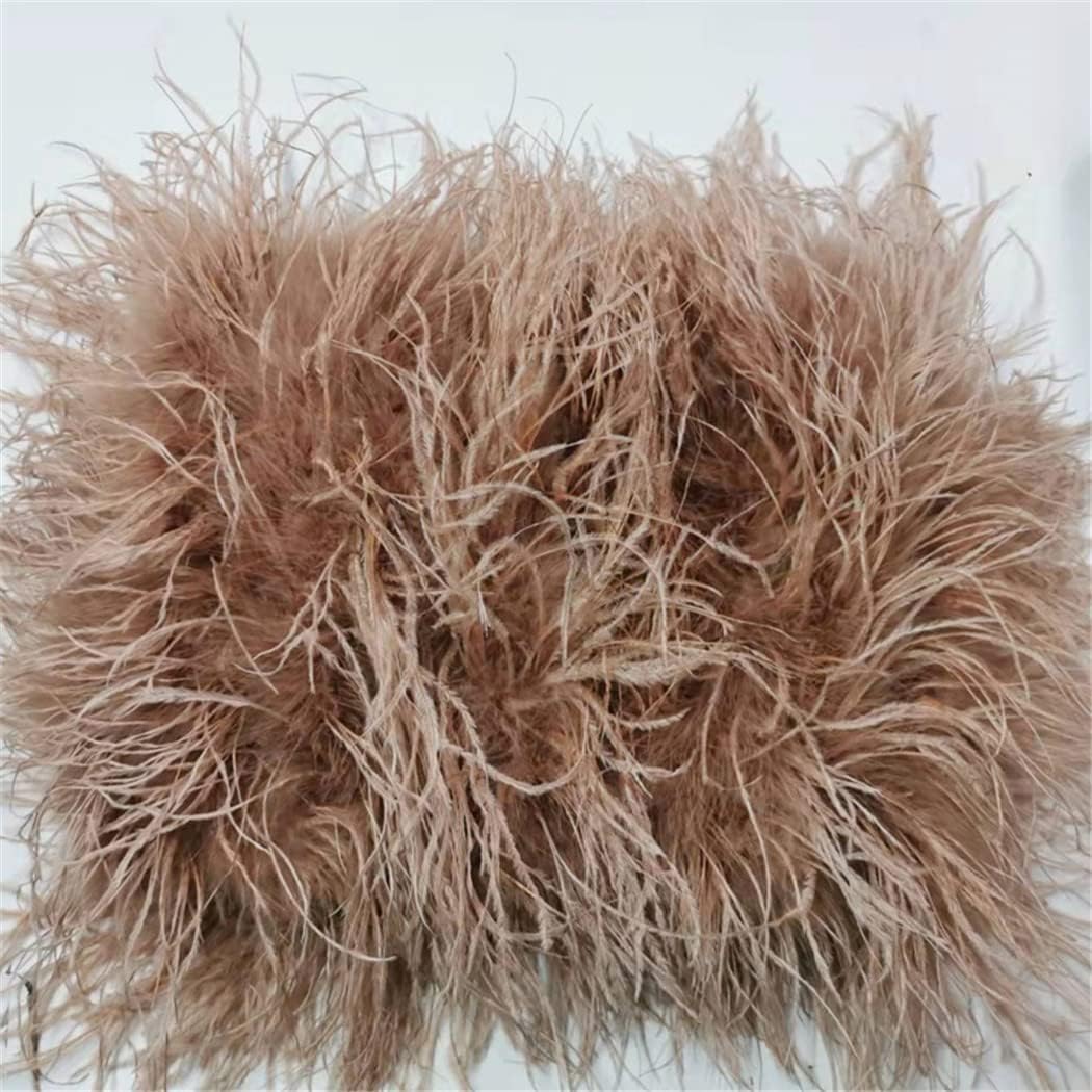 100% Natural Ostrich Hair Bra Underwear Women's Fur Coat Real Ostrich Fur Mini Skirt