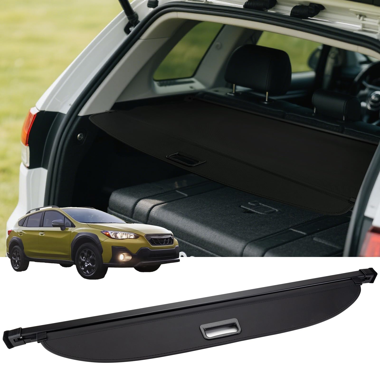 FARBIN Trunk Cargo Cover Subaru Crosstrek Impreza Accessories 2024 2025