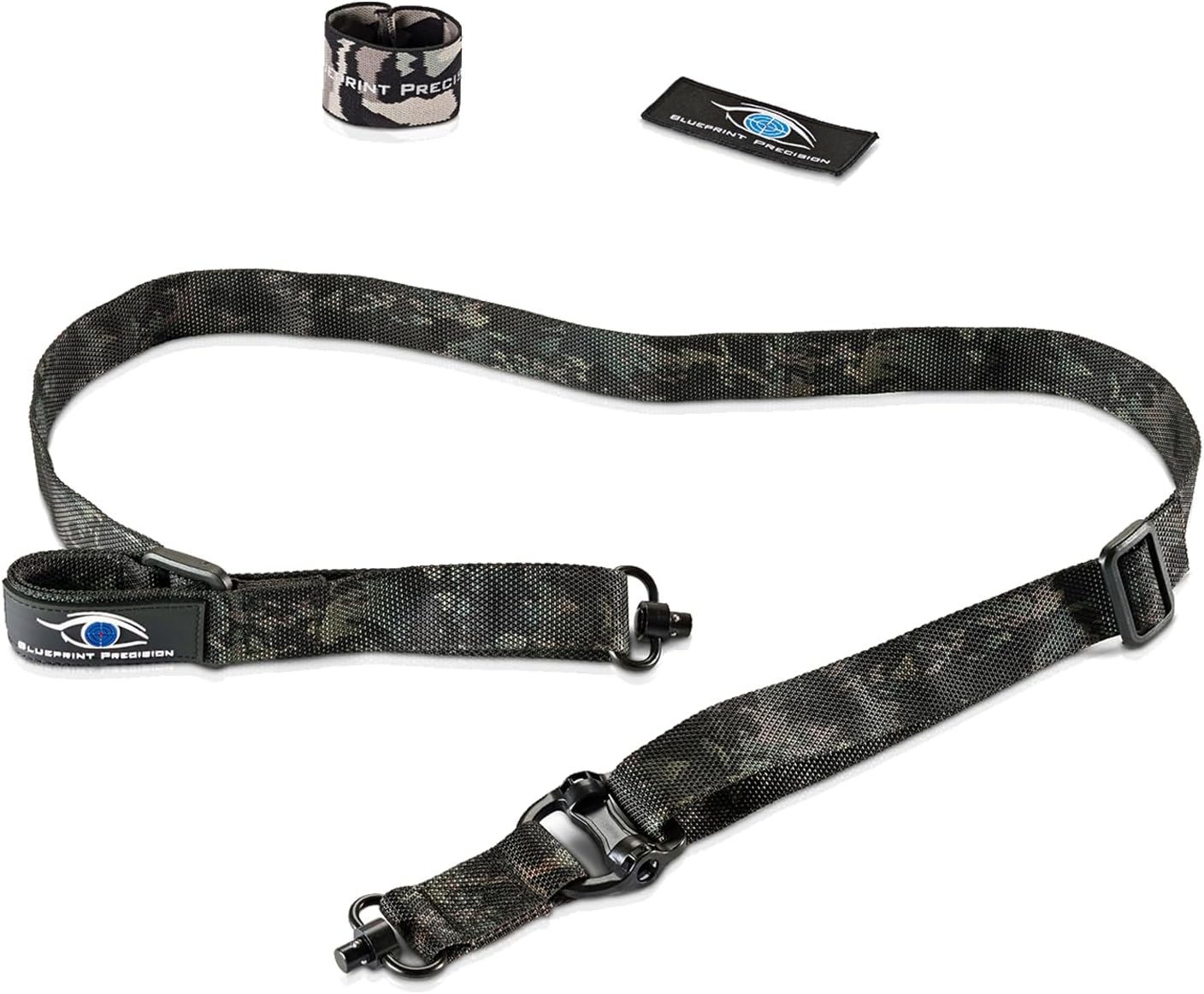 Rifle Sling - Durable Two Point Sling with Fast Adjust Pull Tab, Dual QD Mounts & Free Camo Sling Band