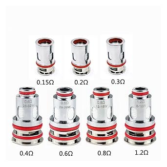5 PCS Compatible with GTX Coil core 0.15 0.6 0.8ohm mehs Coil Replacement core Series(0.2 0.3 0.4 1.2ohm)(0.2ohm)