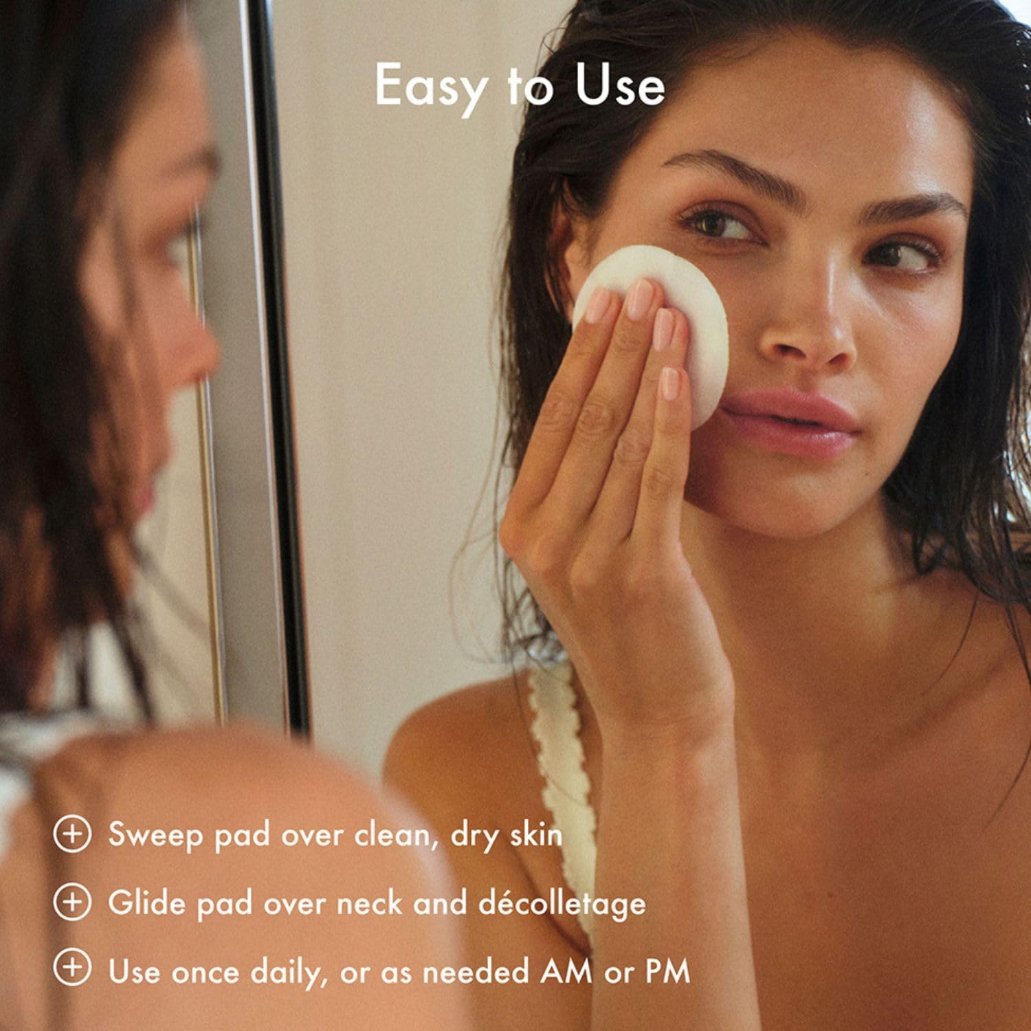 Summer Fridays Gentle Reset Daily Exfoliating Pads - Face Exfoliator with AHAs + PHAs to Smooth Texture + Even Skin - Formulated in Korea - Soothing + Hydrating Toner Pads - Vegan (30 Count) - Image 6